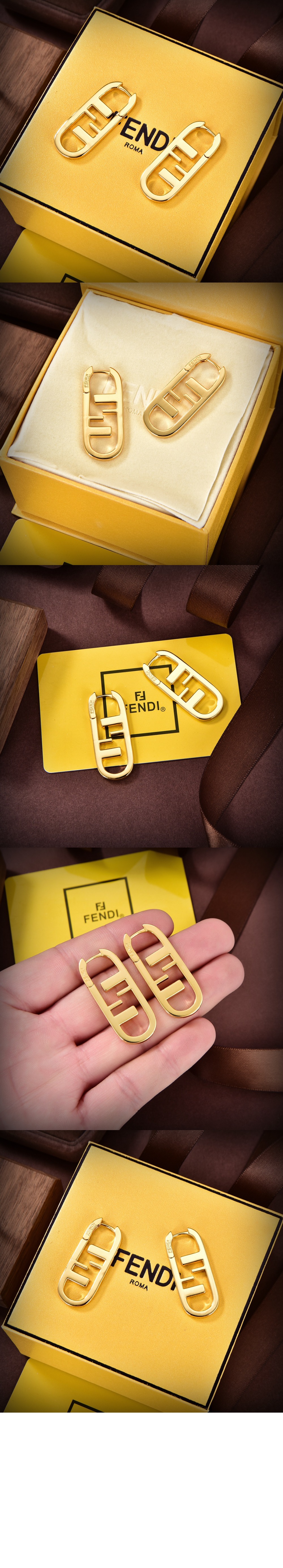 오’락 싱글 이어링 8AH289 > 펜디