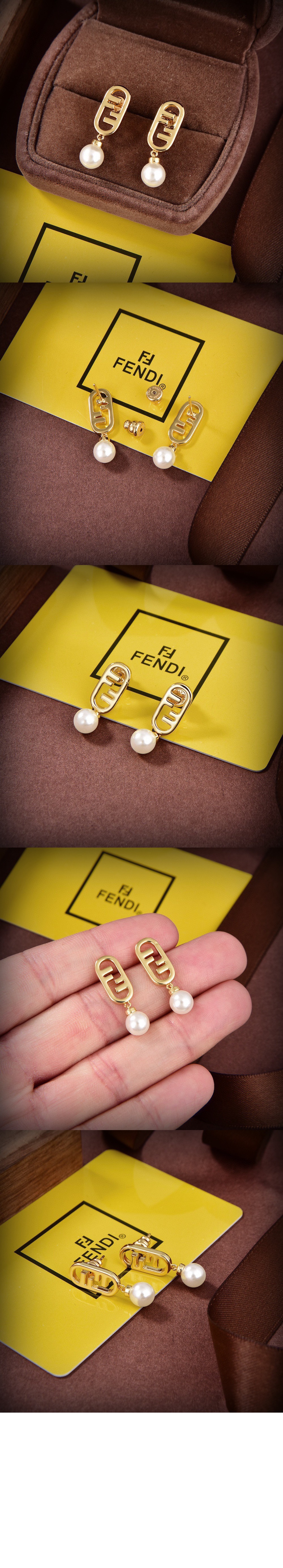 O’Lock 이어링 8AH685 > 펜디