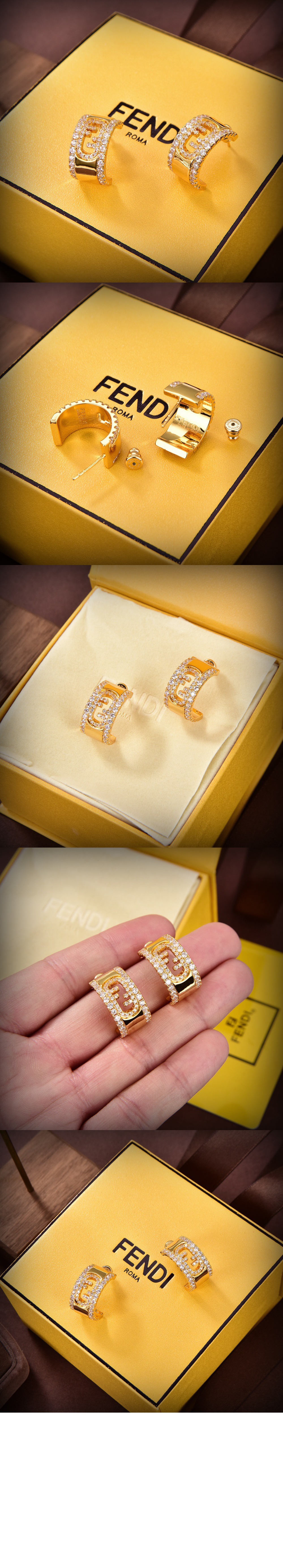 O’Lock 이어링 8AH972 > 펜디