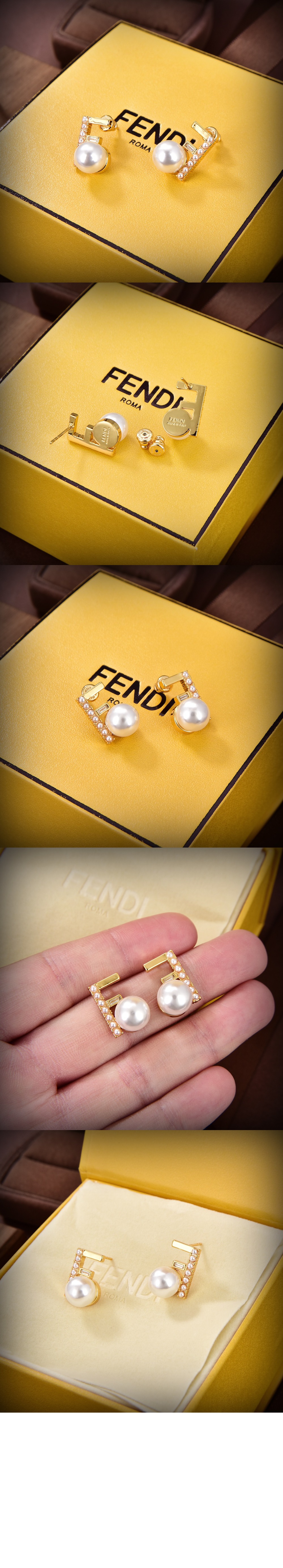 F is 이어링  8AH786 > 펜디