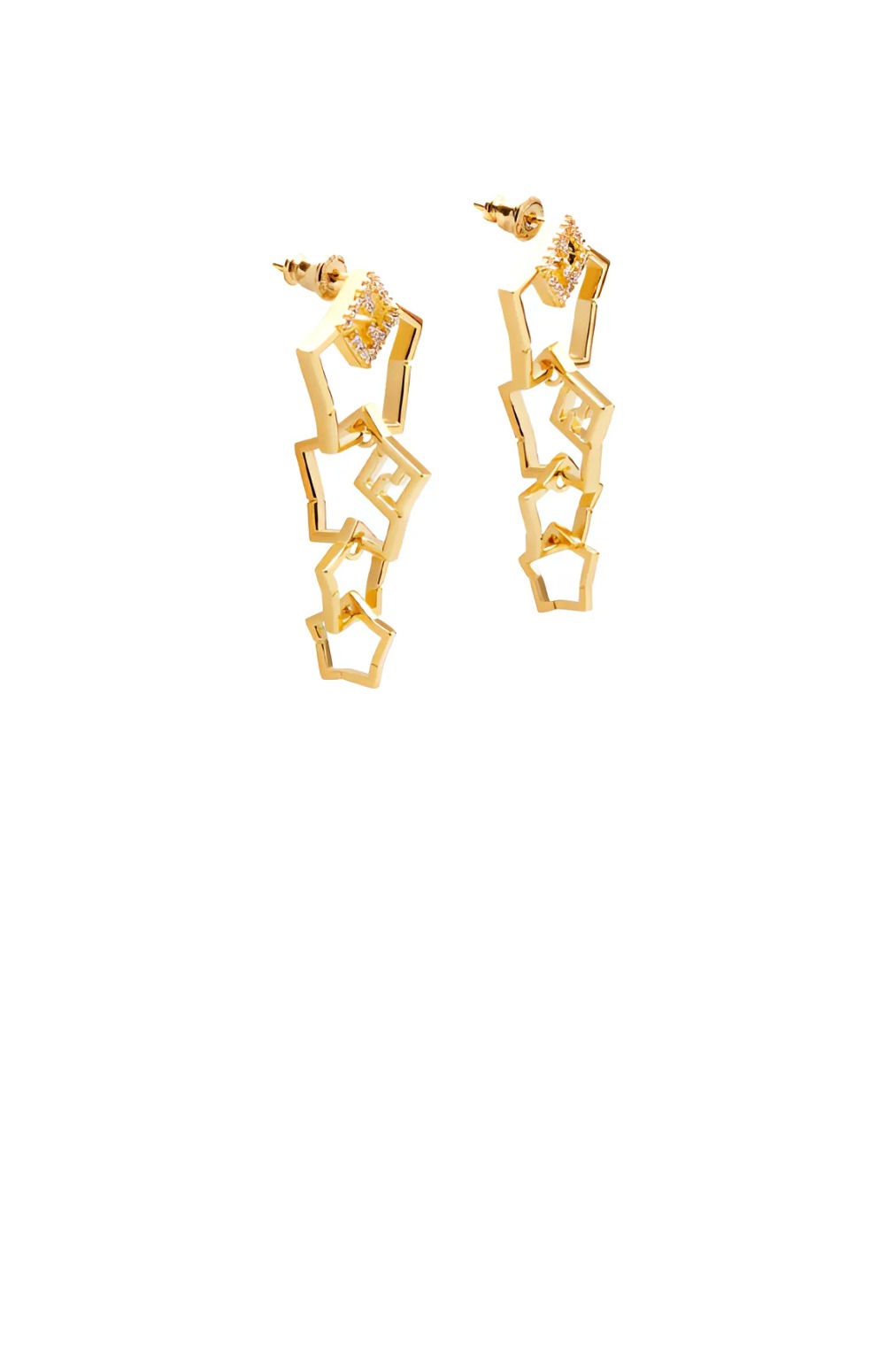 별모양 이어링 8AK360 > 펜디