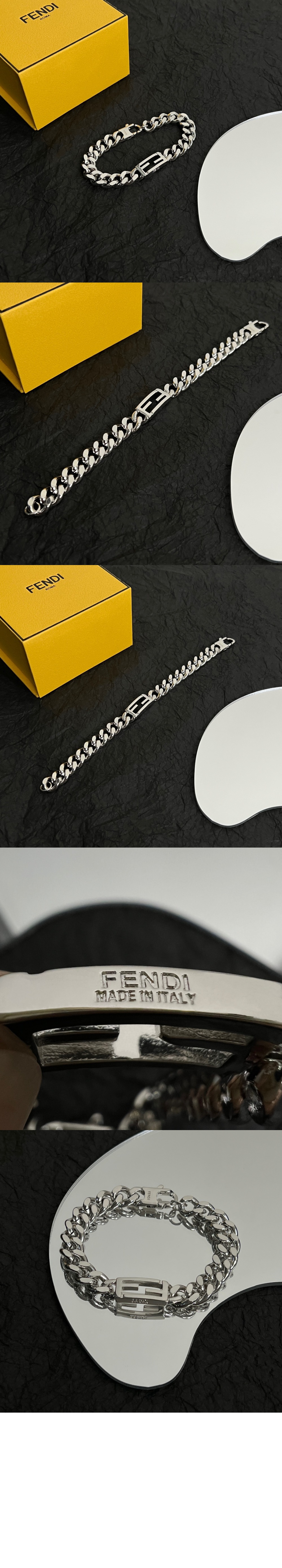 바게트 브레이슬릿 7AJ539 > 펜디