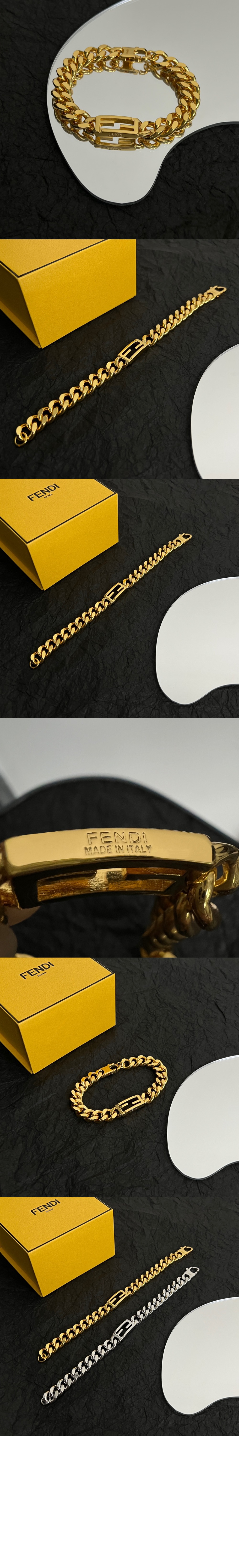 바게트 브레이슬릿 7AJ539 > 펜디