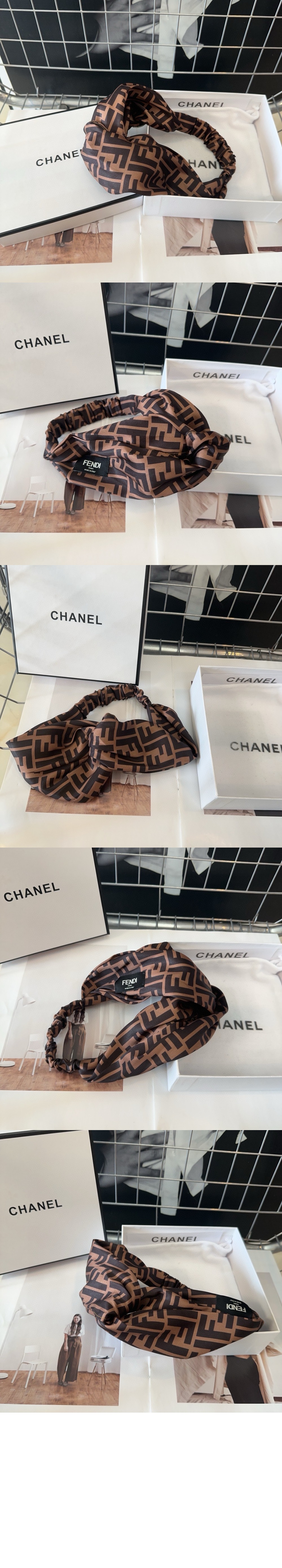 FF 밴드 실크  FXT266 > 펜디