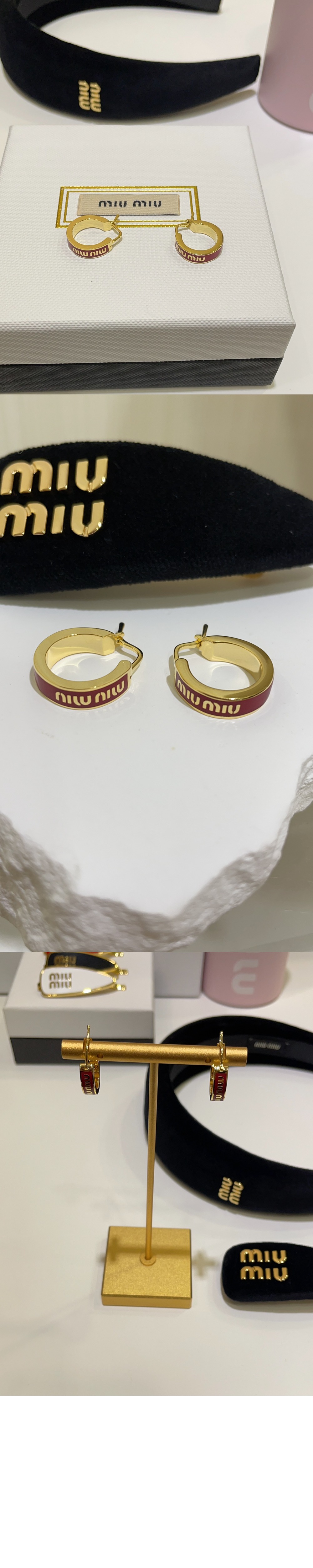 메탈 이어링 5IO103 > 미우미우