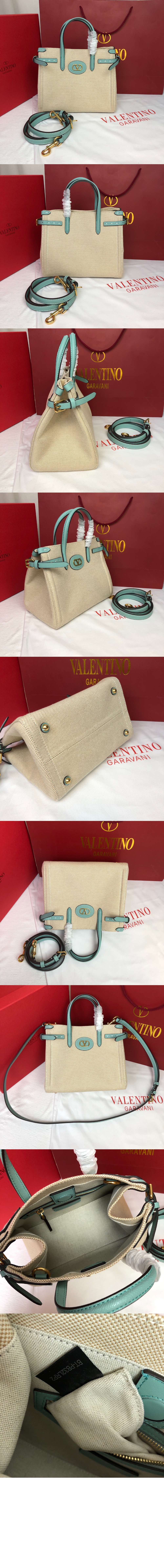 가라바니 앙티브 카룽 디테일 캔버스 스몰 쇼퍼백 > Antibes - 앙티브