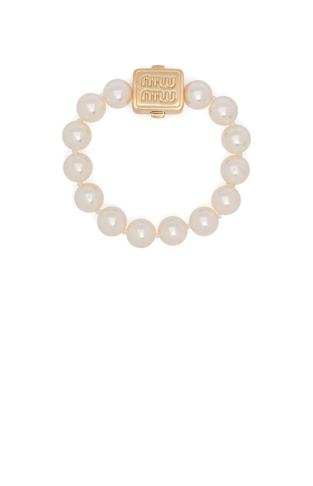 메탈 및 진주 팔찌 5IB614 > 미우미우