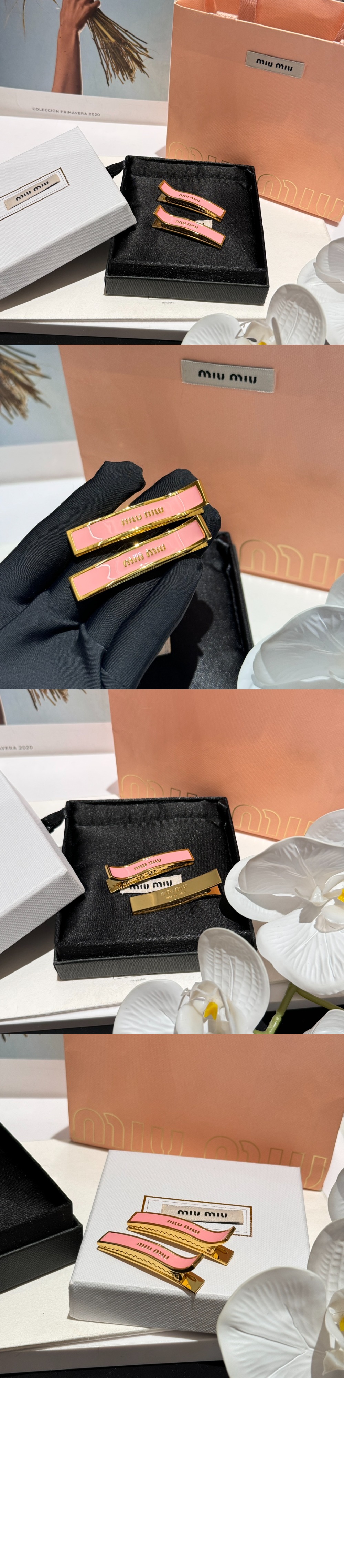 헤어 클립  5JF136 > 미우미우