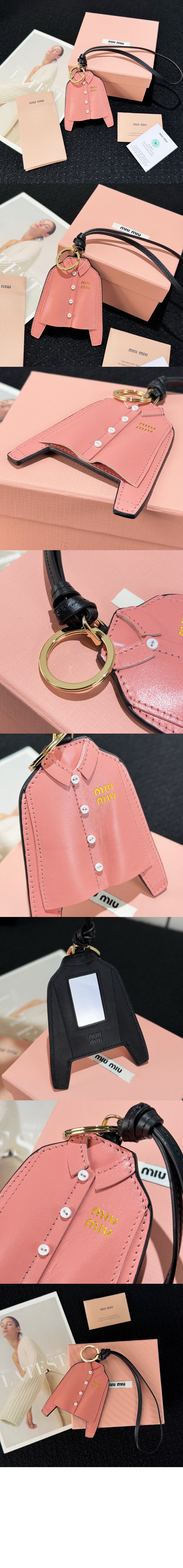 가죽 키체인 트릭 5TL529 > 미우미우