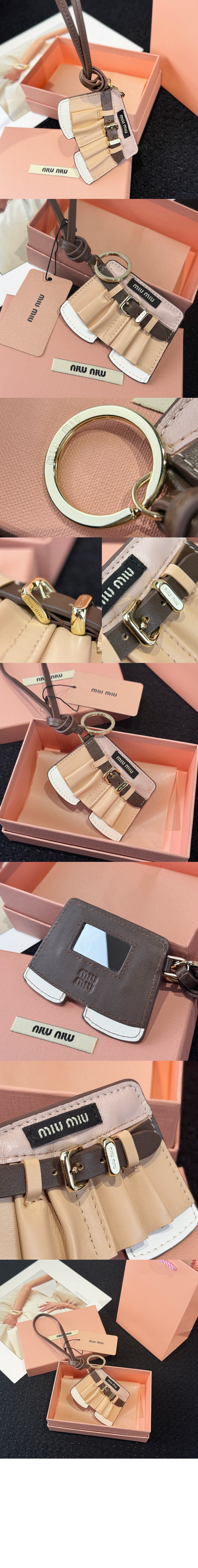 가죽 키체인 트릭 5TL531 > 미우미우