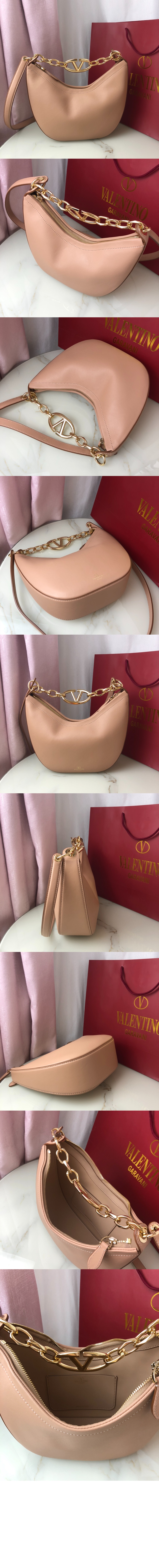 브이로고 문 나파레더 미니 호보백 > VLogo Moon - 브이로고 문