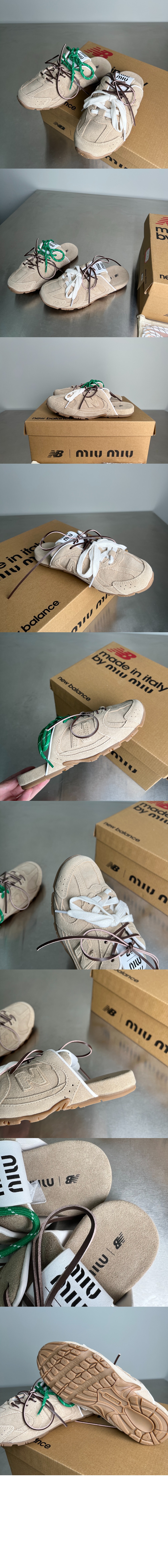 530 SL 스웨이드 뮬 5E333E > Sandal Slippers - 샌들 슬리퍼