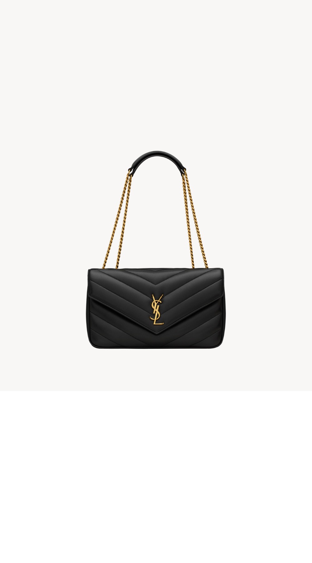 matelassé 램스킨 소재의 loulou 미디엄백 801439 > Loulou - 루루백