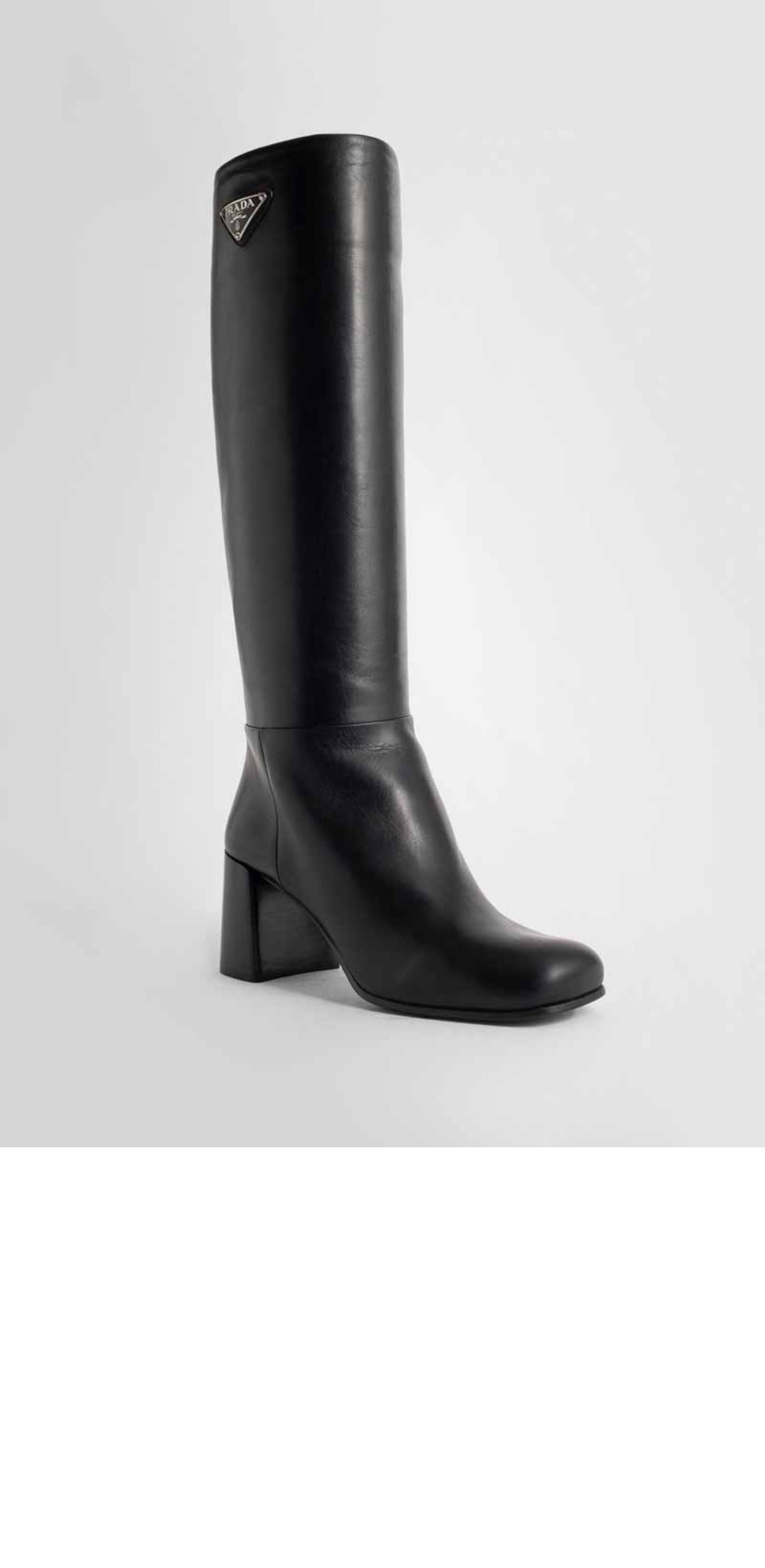 로고 브러쉬드 가죽 롱 부츠 1W931M > Etc - 기타제품