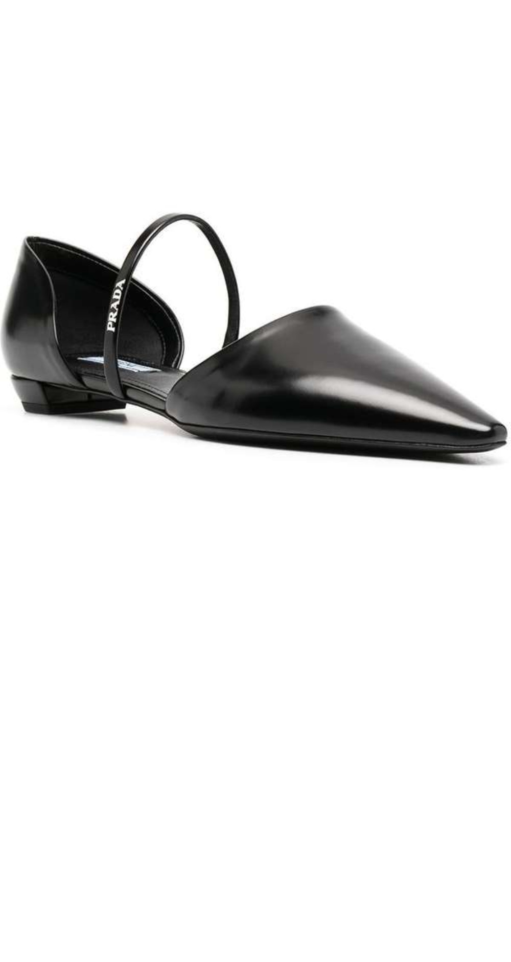 로고 스트랩 레더 플랫 슈즈 1F519M > Etc - 기타제품