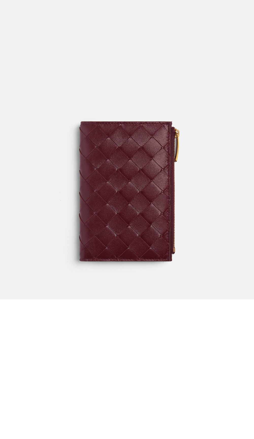 미디엄 인트레치아토 폴더형 지퍼 지갑 749940 > Intrecciato Card Case - 인트레치아토 카드지갑