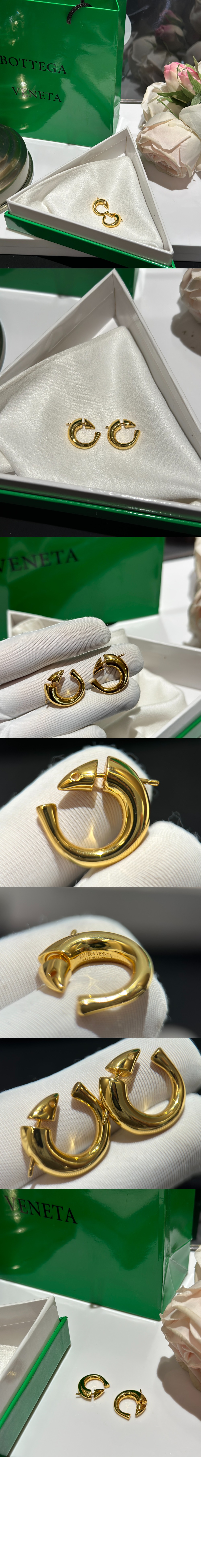 골드사르딘 후프 이어링 765249 > 보테가베네타