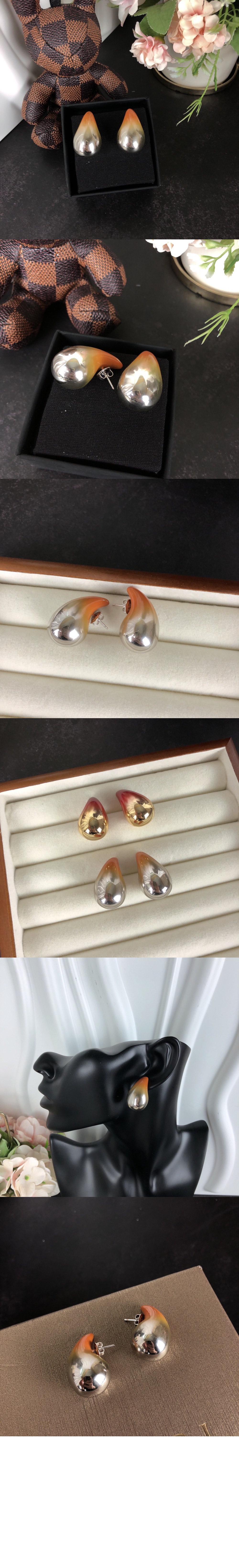 라지 드롭 이어링 765251 > 보테가베네타