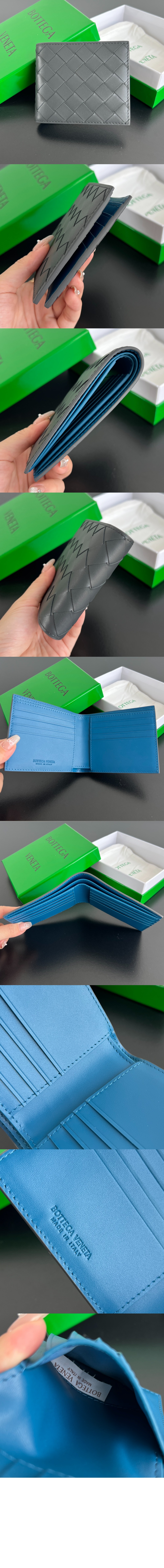 인트레치아토 폴더형 지갑 605721 > Intrecciato Card Case - 인트레치아토 카드지갑