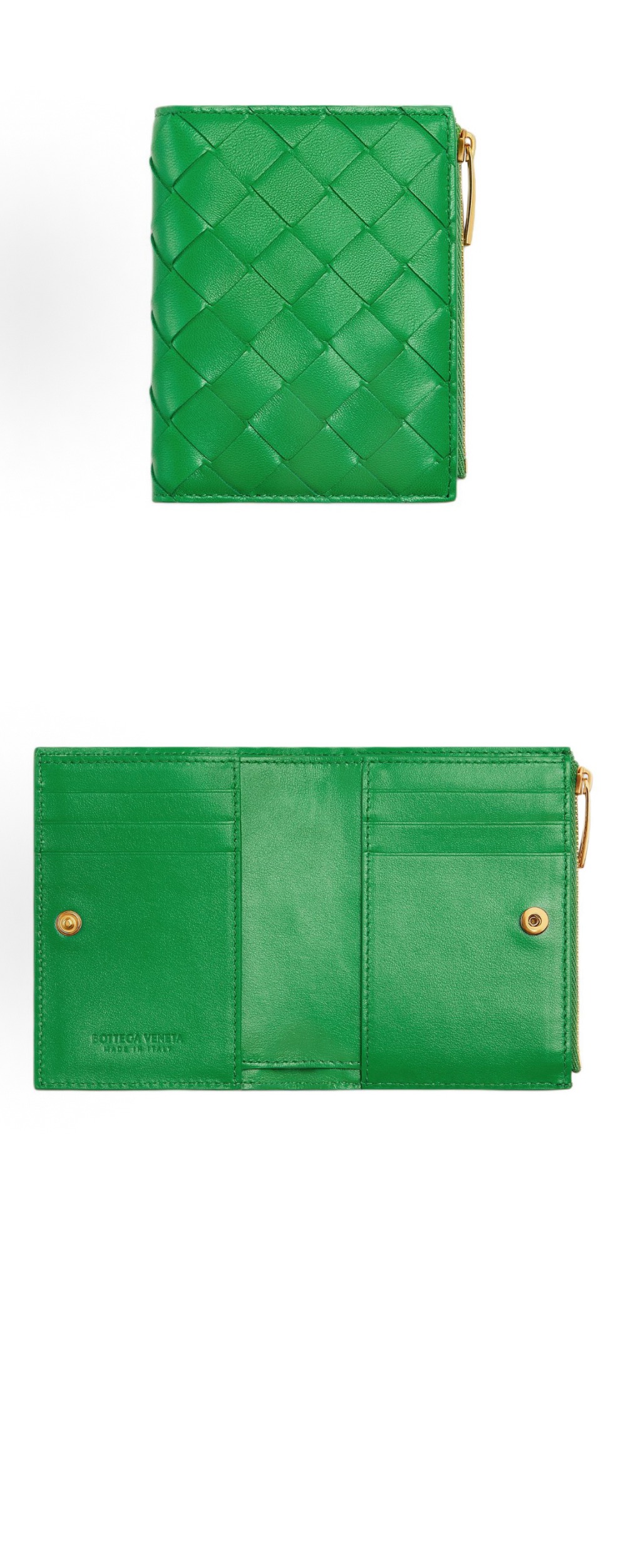 스몰 인트레치아토 폴더형 지갑 742330 > Intrecciato Card Case - 인트레치아토 카드지갑