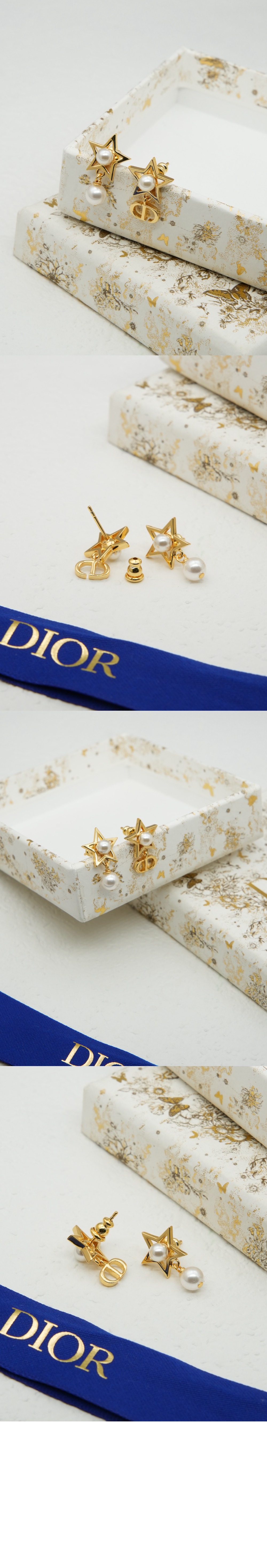 Petit CD Lucky Charms 귀걸이 E4154 > 디올