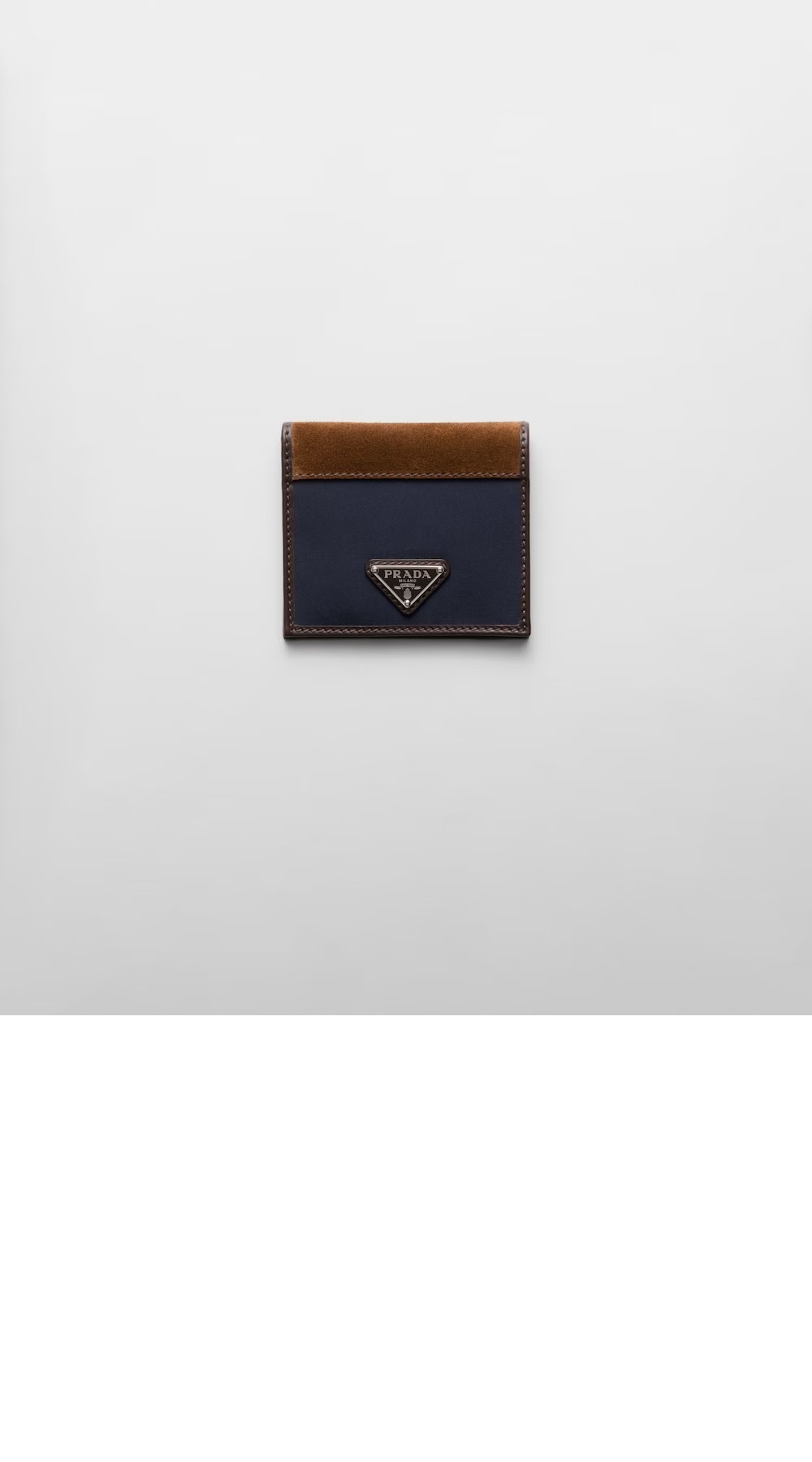 리나일론 앤 레더 월렛 2MO004 > Half Wallet - 반지갑