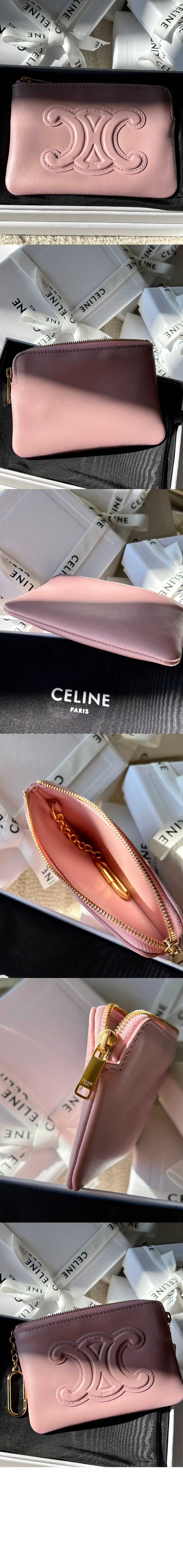 트리오페 지퍼 카드 코인 지갑 10C663 > Triomphe Coin Purse - 트리옹프 동전 지갑