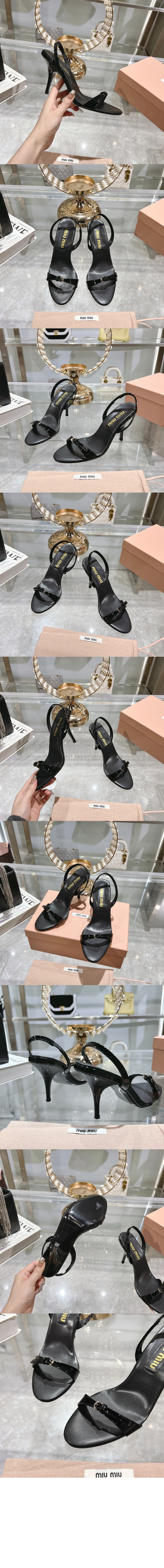 에나멜 가죽 샌들 5X343E > Pumps - 펌프스