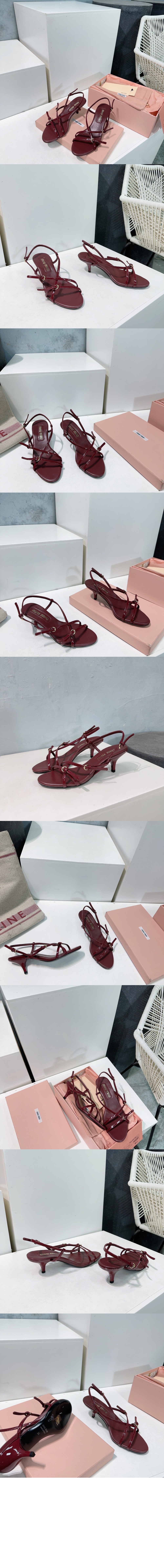 에나멜 가죽 버클 샌들 5X342E > Pumps - 펌프스