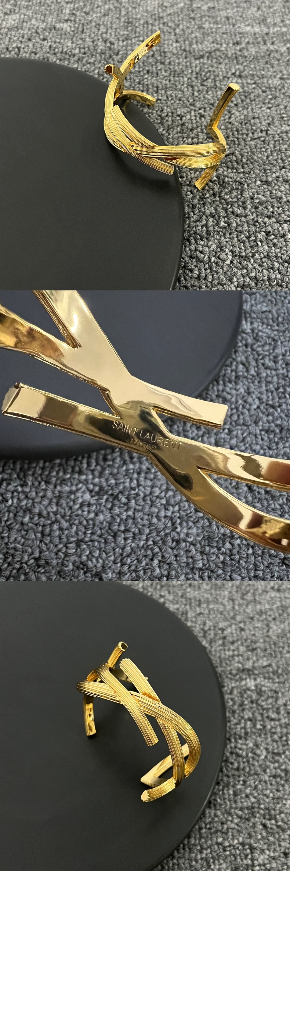 모노그램 커프 팔찌 584060 > 생로랑