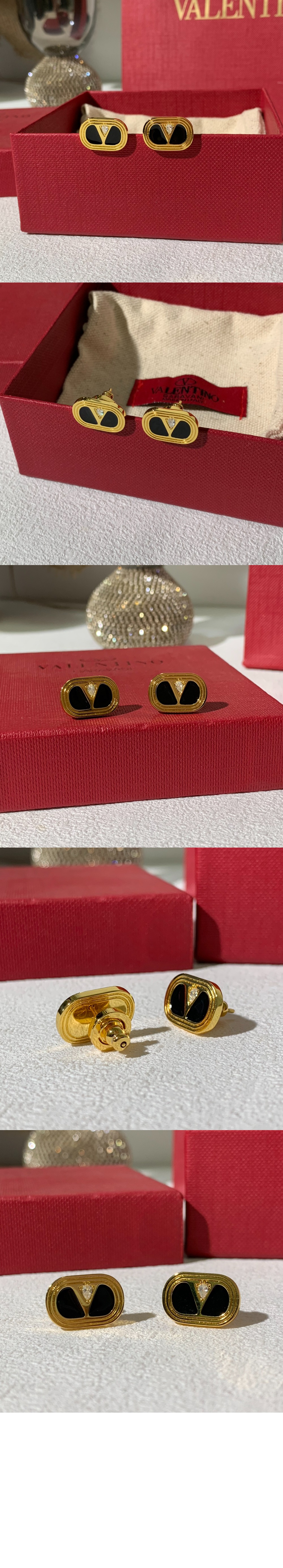 크리스털 메탈 이어링 > 발렌티노