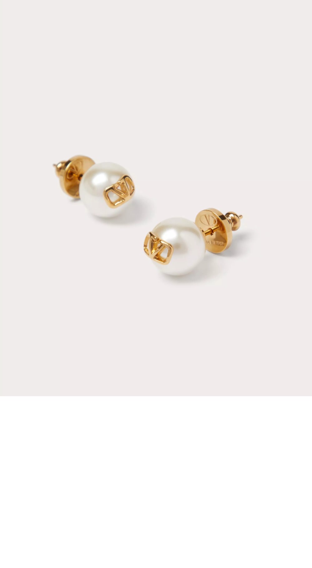 브이로고 시그니처 비즈 이어링 > 발렌티노