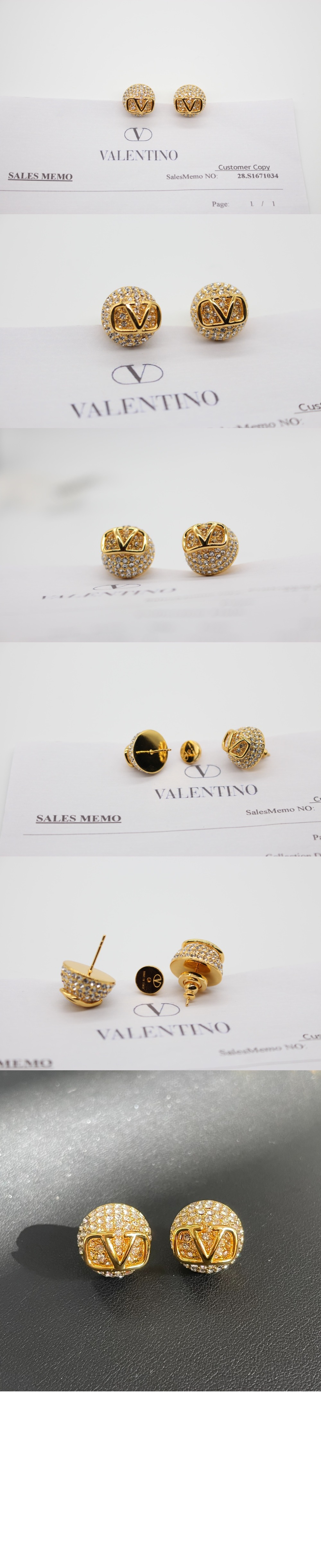 크리스털 이어링 > 발렌티노