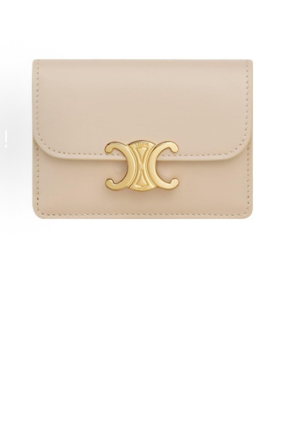 트리옹프 플랩 카드 지갑 샤이니  10I583 > Triomphe Coin Purse - 트리옹프 동전 지갑