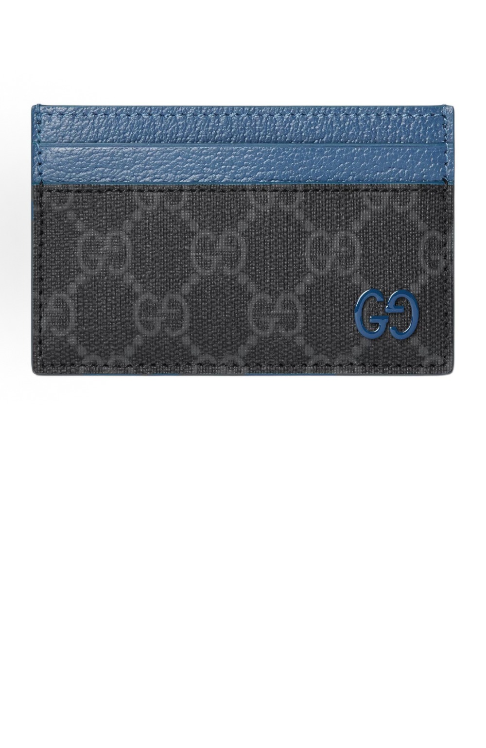 더스티 블루 트리밍 GG 카드 케이스 768248 > GG Emblem - GG 엠블럼