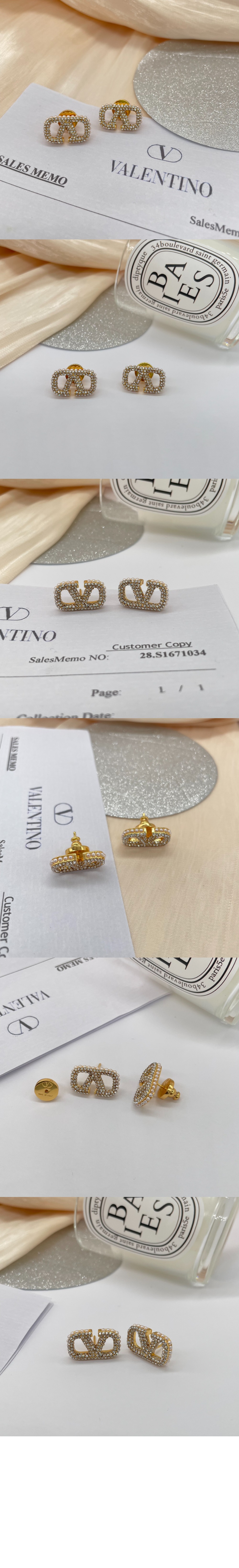 스와로브스키 이어링 > 발렌티노