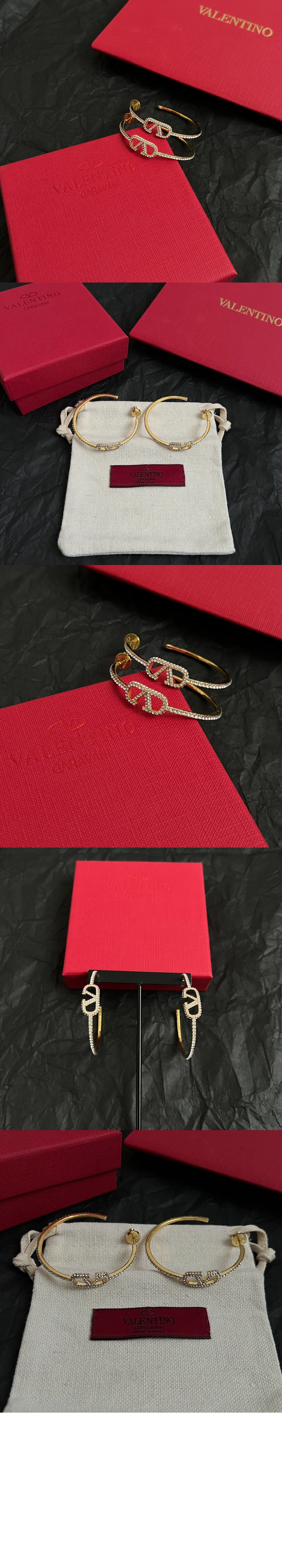 크리스털 이어링 > 발렌티노