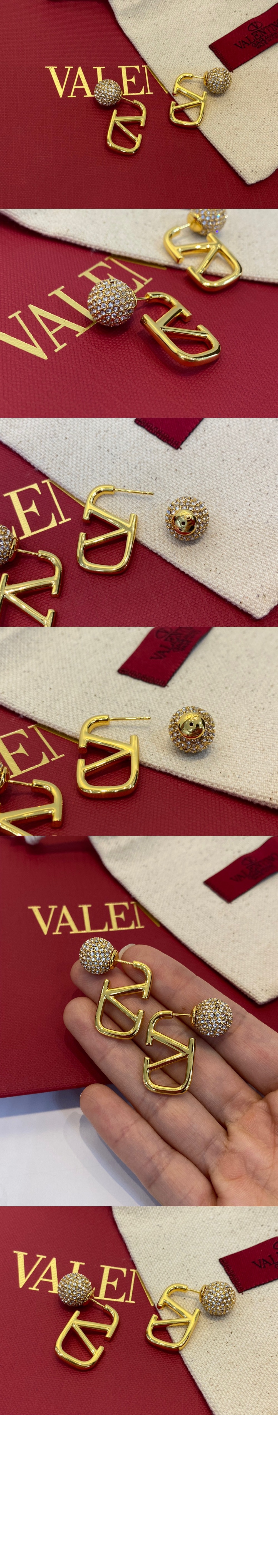 금속 이어링 > 발렌티노