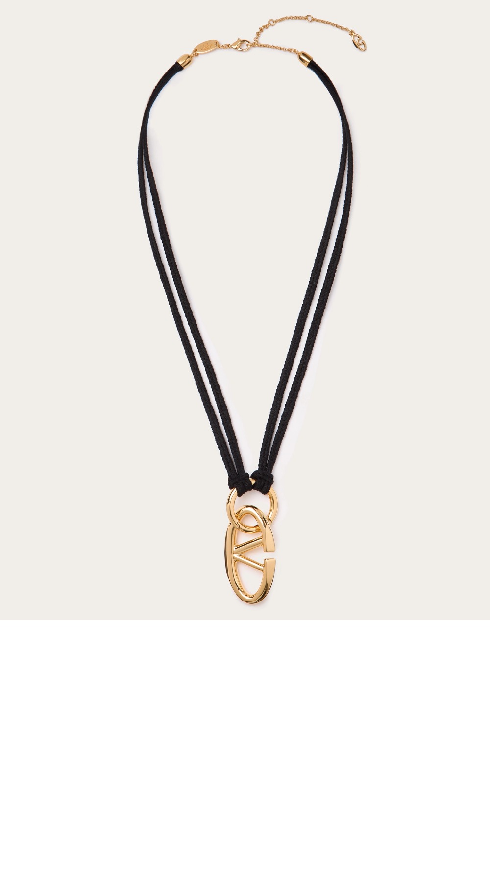 메탈 스트링 네크리스 > 발렌티노