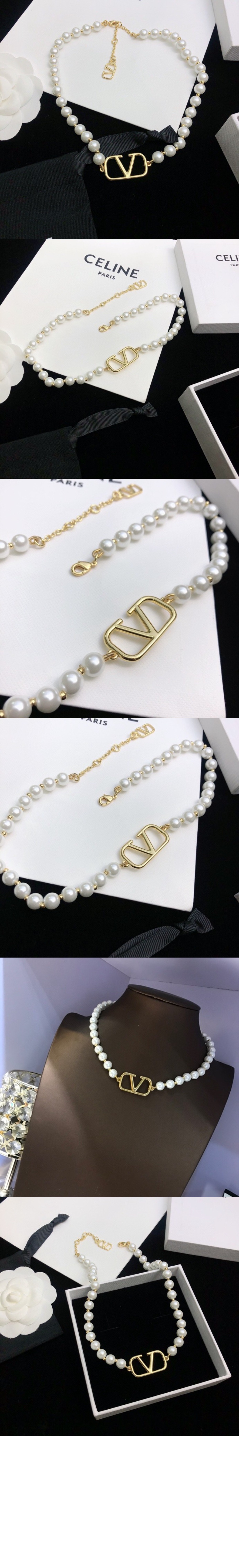 펄 비즈 네크리스 > 발렌티노