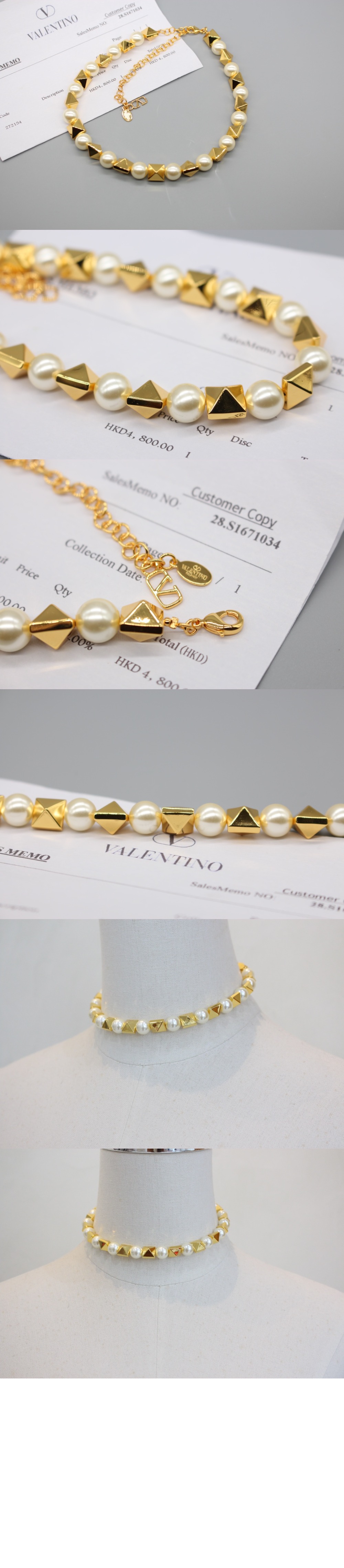 진주 네크리스 > 발렌티노