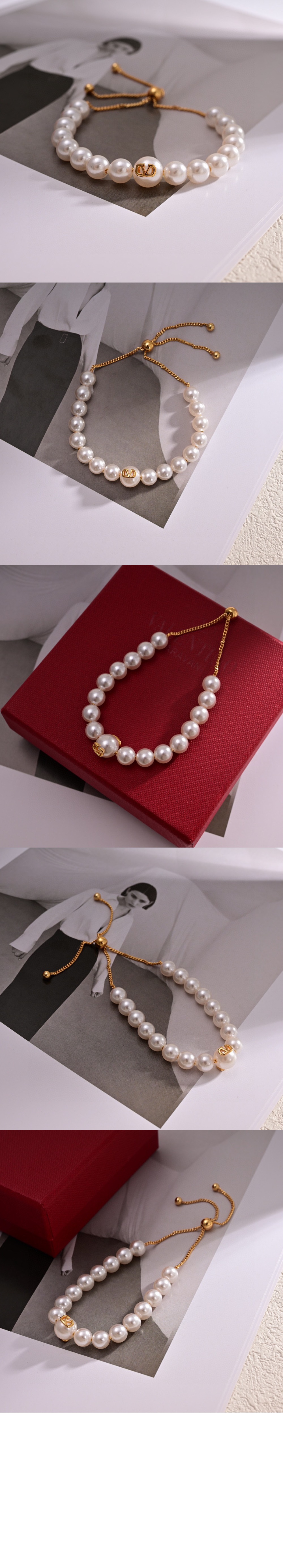 진주 브레이슬릿 > 발렌티노