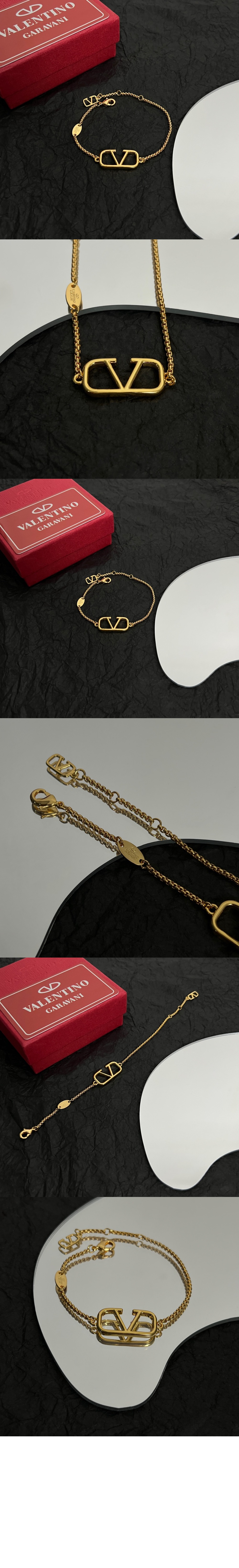 브이로고 시그니처 메탈 브레이슬릿 > 발렌티노