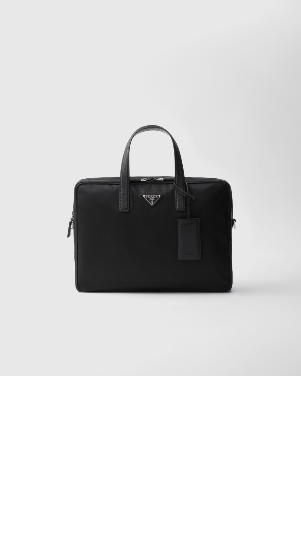 리나일론 및 사피아노 가죽 브리프케이스 2VE005 > Re-Nylon - 레나일론