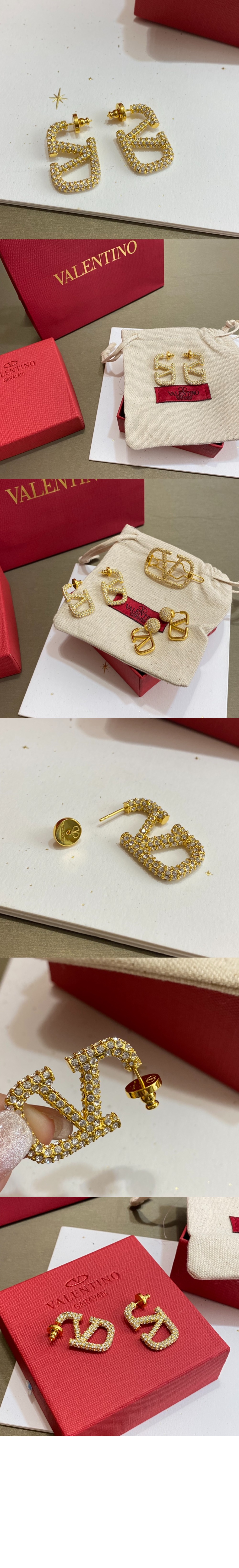 크리스털 이어링 > 발렌티노