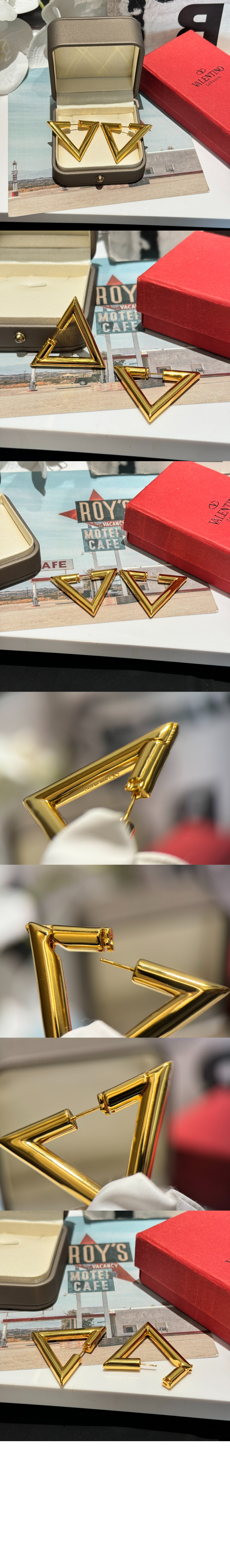 브이 메탈 이어링 > 발렌티노