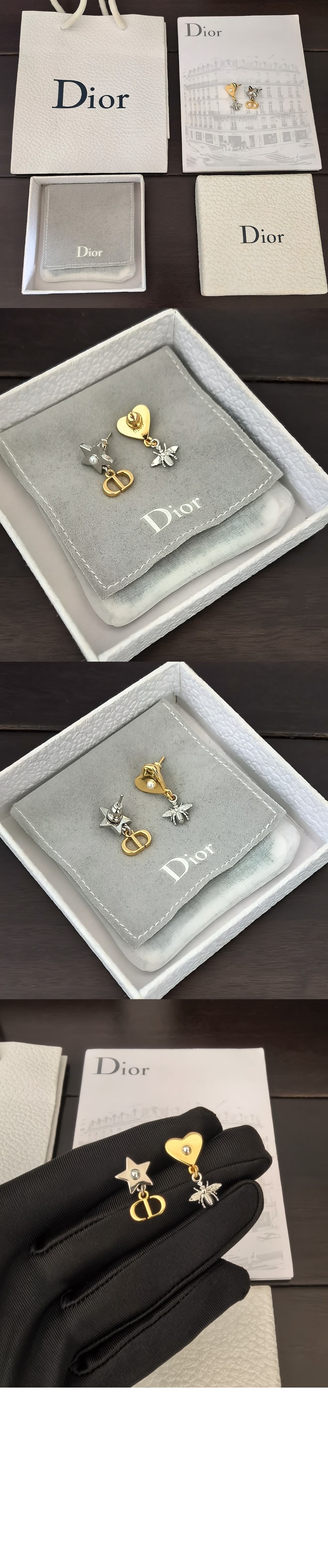 Petit CD Lucky Charms 귀걸이 E4100 > 디올