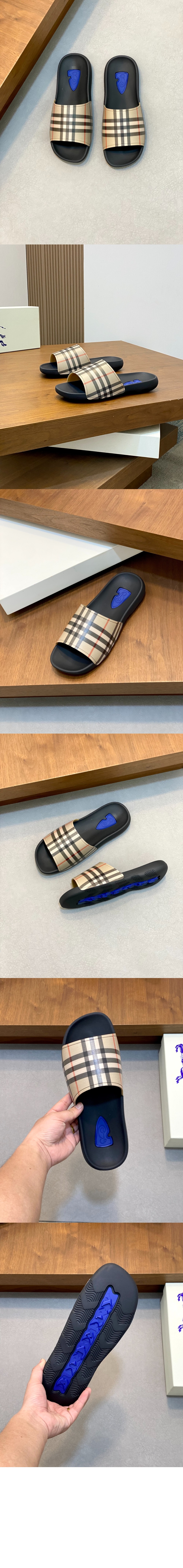 체크 슬라이드 81132621 > Sandal Slippers - 샌들 슬리퍼