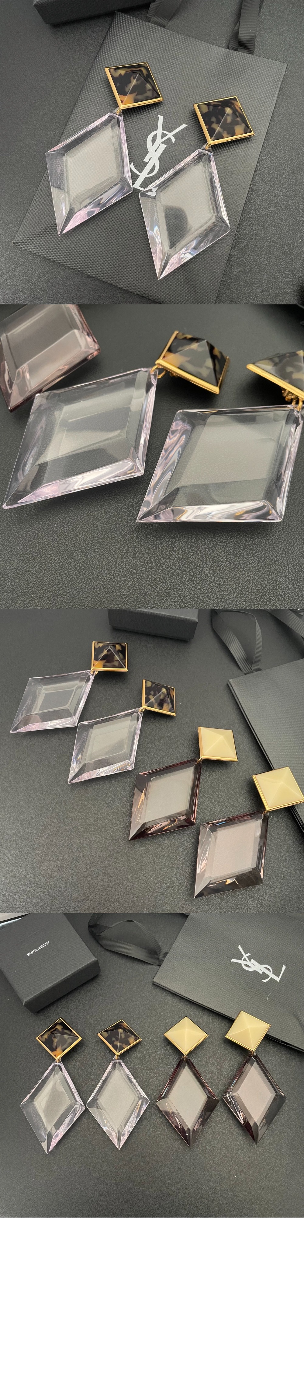 수지 금속 귀걸이 803244 > 생로랑