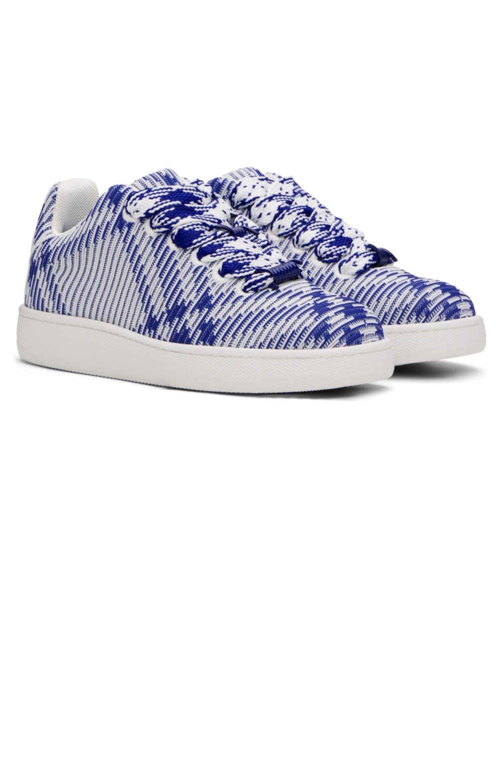 박스 체크 니트 스니커즈 8081584 > Sneakers - 스니커즈